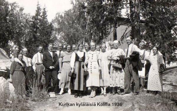 Kurikan kyläläiset Kolilla 1936.jpg