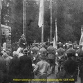 Hiekan muistomerkin paljastus 1928